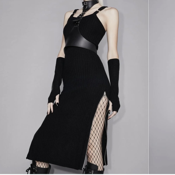 Dolls Kill Dresses & Skirts - dolls kill better than revenge midi dress and glove set